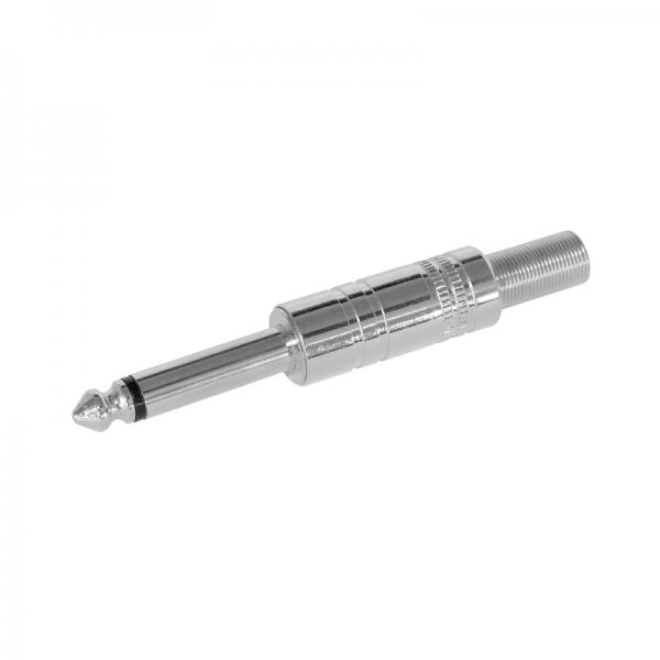 Klinkenstecker 6,3 mm Mono, Metall